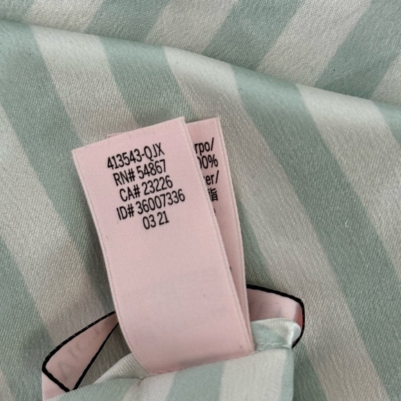 Victoria's Secret Mint and White Striped Camisole | X-LARGE 🔥CLEAR THE CLOSET - Picture 7 of 7